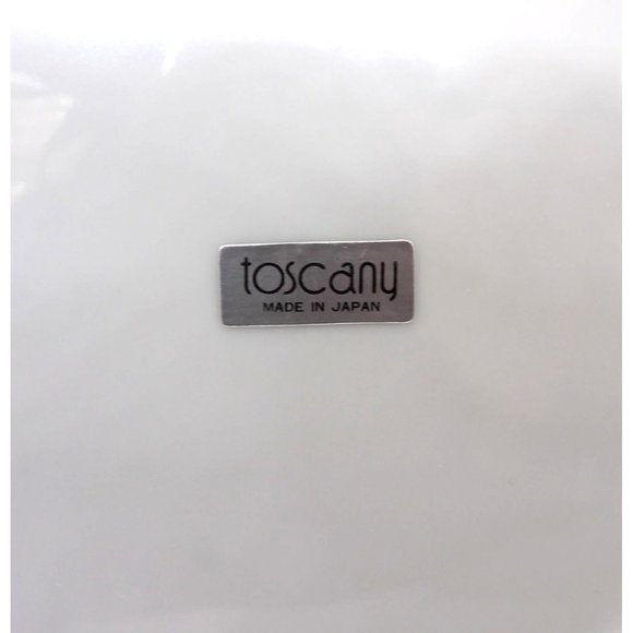 Vintage Yellow Rose Pattern Lunch Plate and Cup by Toscany set of 2 - Picture 4 of 7